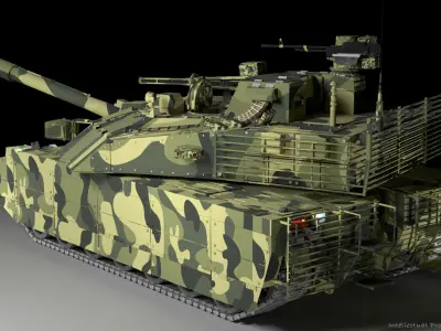 Mighty Tank T-90A 3D model