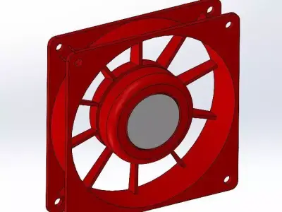 dc fan 3D model
