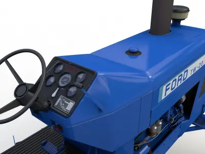 TW20 Tractor 1978 3D model
