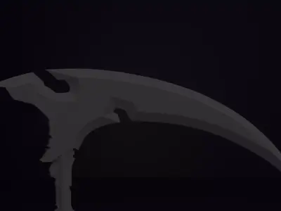 Game Ready Low Poly 3D Weapon 3D model