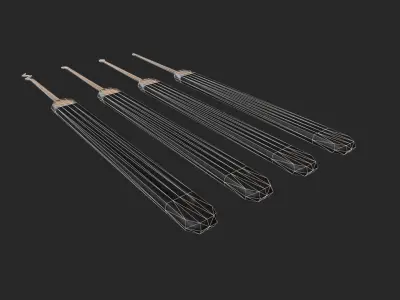 Lockpick set - PBR - lowpoly of tools Low-poly 3D model