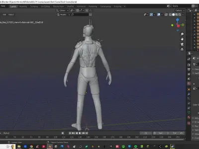 Iron Man Robot Remake Glowing Suit Low-poly 3D model
