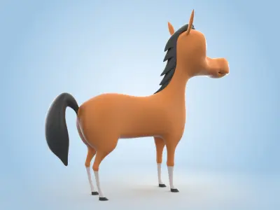 Horse 3D model