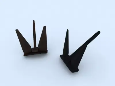 Anchor sword 3D model