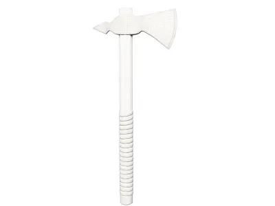 Medieval Ax  Low-poly 3D model