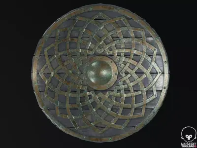 Sheild Low-poly 3D model