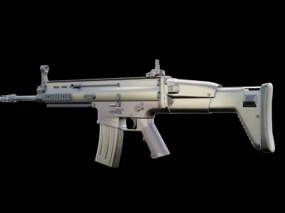FN Scar L 3D model