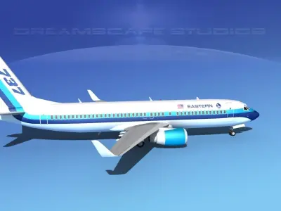 Boeing 737-800ER Eastern Airlines 3D model