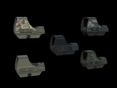 Sunlazer Holographic Sight Low-poly 3D model