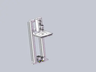 Camera adjusting mechanism 3D model