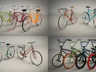 Low Poly Bike Pack purchase