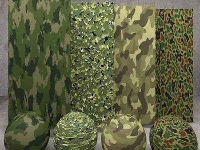 Vray material pack 15  Low-poly 3D model