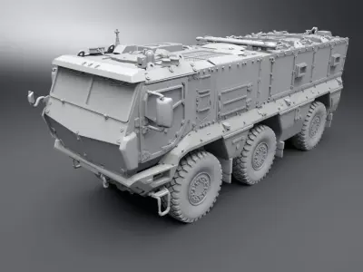 Kamaz Typhoon Scale model 3D print model