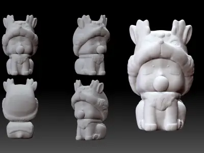 figure doll 3D model