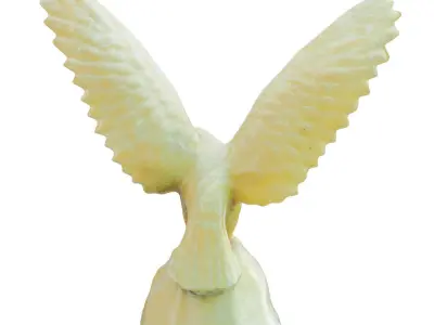 Decorative Hawk Figurine 3D model