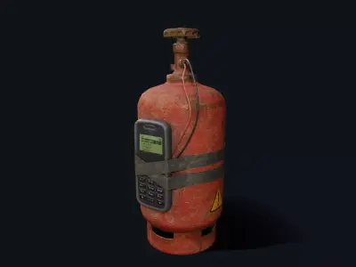 IED Phone Low-poly 3D model