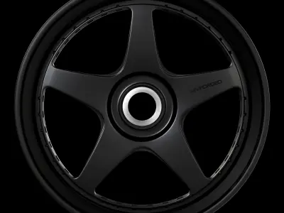Highpoly MVforged MV5 wheel Free 3D model