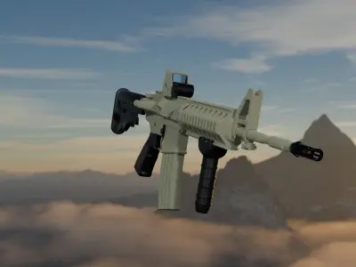 GUN M4A1 3D model