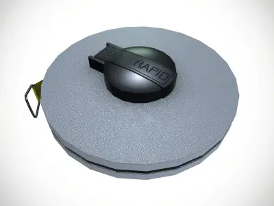 Measurement Tape Low-poly 3D model