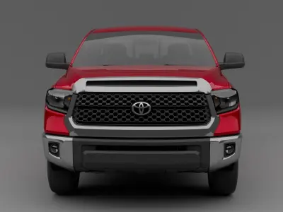 Toyota tundra 2022 Low-poly 3D model
