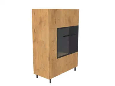 Modern Cabinet Low-poly 3D model