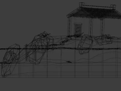  House by the sea 3D model