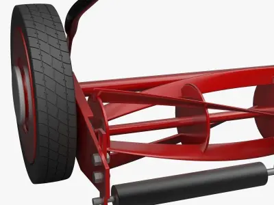 Reel Mower 3D model