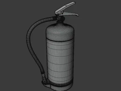 fire extinguisher 3D model by mikynetwork