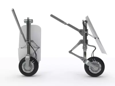 Landing Gear for Aircraft 3D model