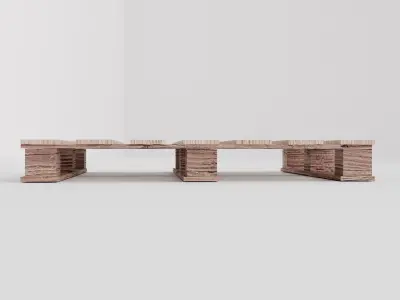 Palett Product Desing Model Low-poly 3D model