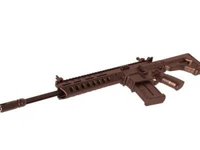 kcr 762 -  rifle 3D print model