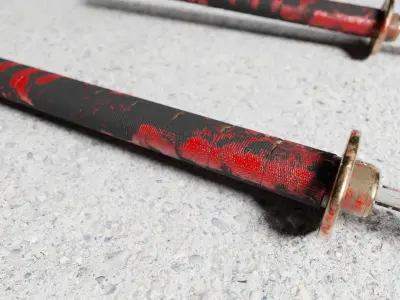 Katana Sword Used 3D model