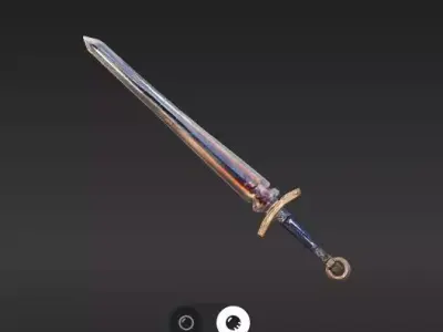 Fantasy Sword or Weapon 3D model