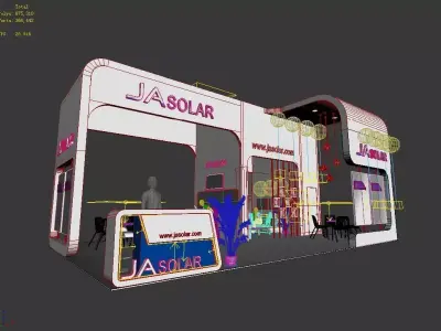 Exhibition - Area - 6X10-3DMAX2009-04 3D model
