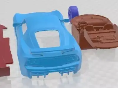 Lotus Exige LF1 2014 Printable Car 3D print model