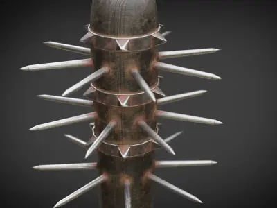 Post Apocalyptic tools Low-poly 3D model