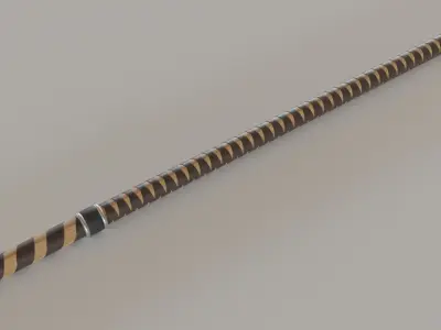 Medieval Polearm Fauchard 3D model