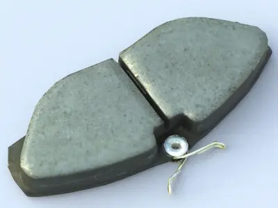 Brake Pads Low Low-poly 3D model