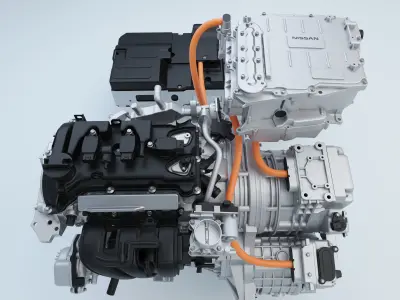 Nissan E-POWER Engine 3D model