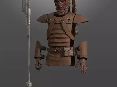 Desert Outpost Guard One12 Scale Custom STL Files 3D print model