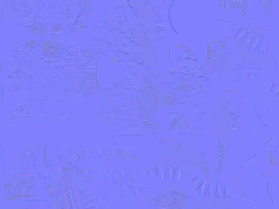 Ornate Traditional Patterned Ceramic Vase 3D Model  Low-poly 3D model