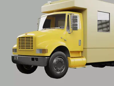 Box Truck Low-poly 3D model by tipu3d