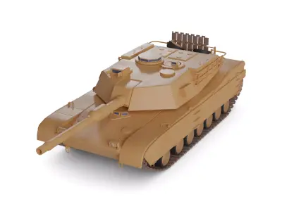 Main Battle Tank 3D model by TheHarryAli - PBR