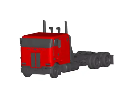 Peterbilt 362  Truck  3D model