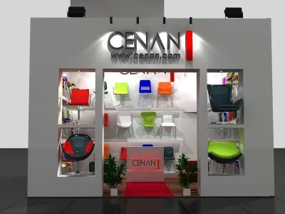 Cenan Exhibition Stand 3D model