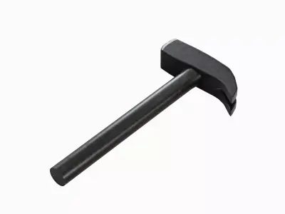 Iron Hammer 03 Low-poly 3D model