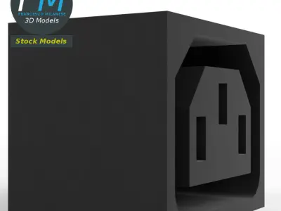Power outlet socket 3D model