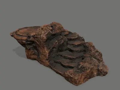 Ladder Ruin Low-poly 3D model
