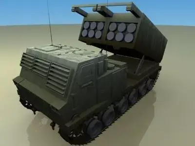 MLRS Artillery 3D model