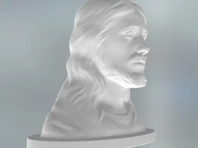 jesus sculpture 3D model